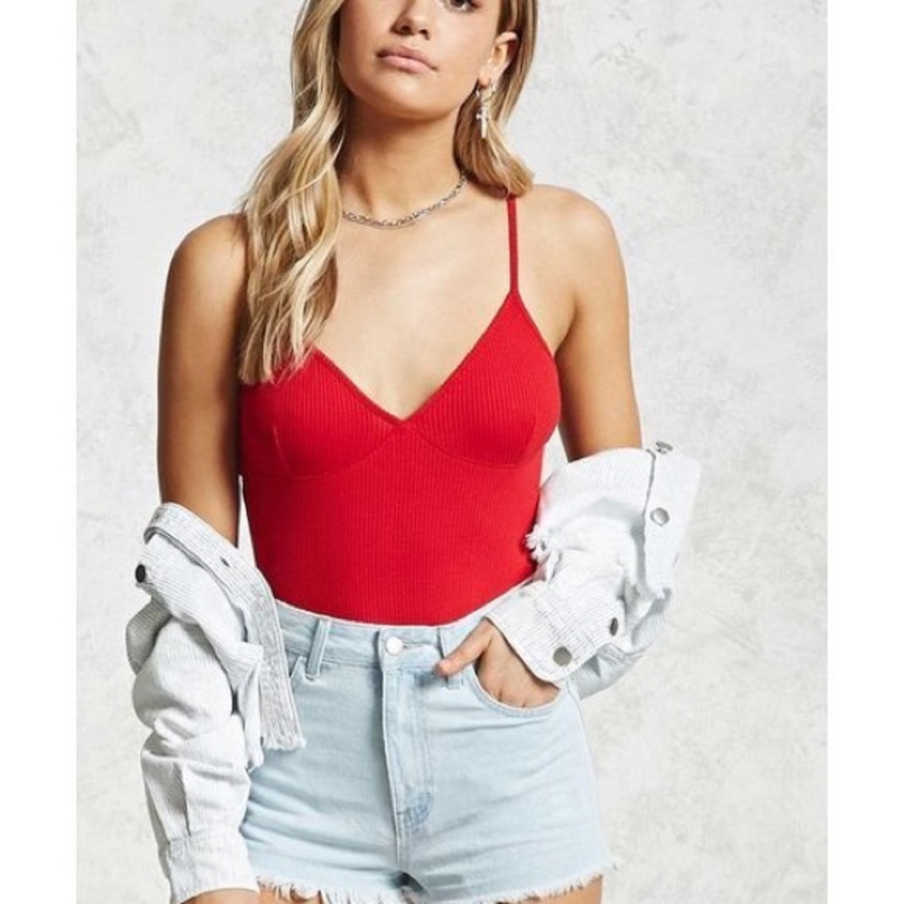 V-neck Cami Bodysuit - Picture 11 of 13